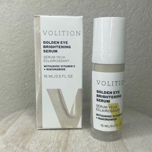 $10 🌙‎ Volition Golden Eye Brightening Serum FULL SZ BNIB - Picture 1 of 6